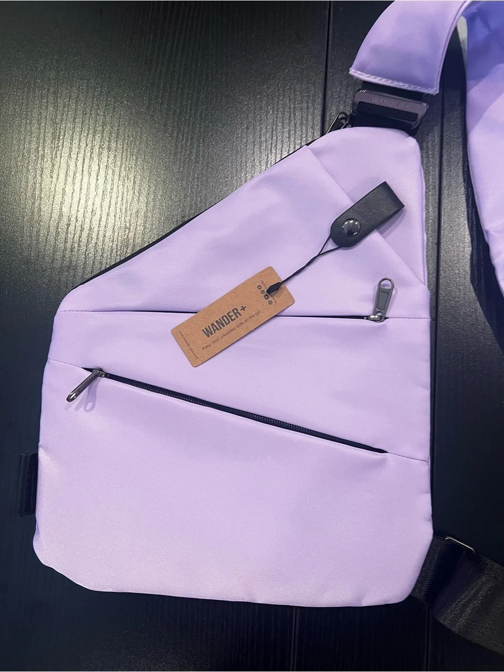 Wander Lavender Crossbody Sling Bag for Men